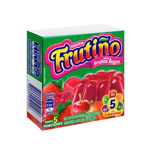 Gelatina Frutiño frutos rojos x35g
