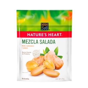 Frutos secos Natures Heart mezcla salada doypack x170g