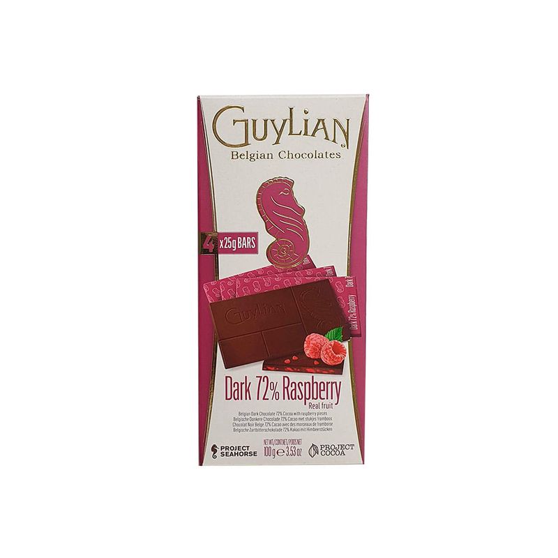 Barra Guylian chocolate frambuesa x100g Tiendas Jumbo