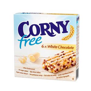 Barra de cereal Corny chocolate blanco x120g