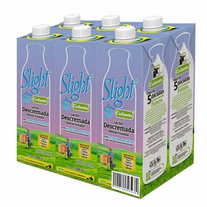 Leche descremada Slight Colanta deslactosada x6und x6000ml