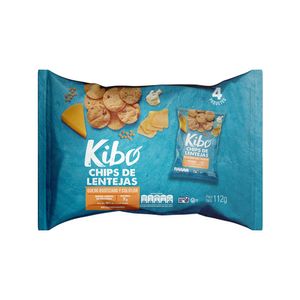 Chips Kibo lenteja queso rostizado coliflor x4und x28g c/u