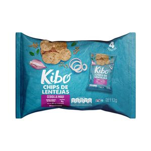 Chips Kibo lenteja cebolla maui x4und x28g c/u