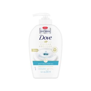 Jabón Dove cuida y protege antibacterial x250ml
