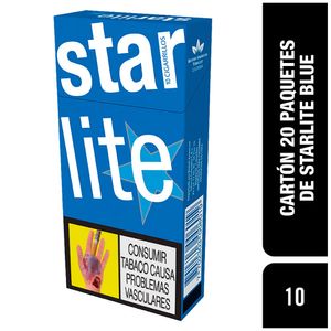 Cigarrillo Starlite Azul Cajetilla x10 unidades