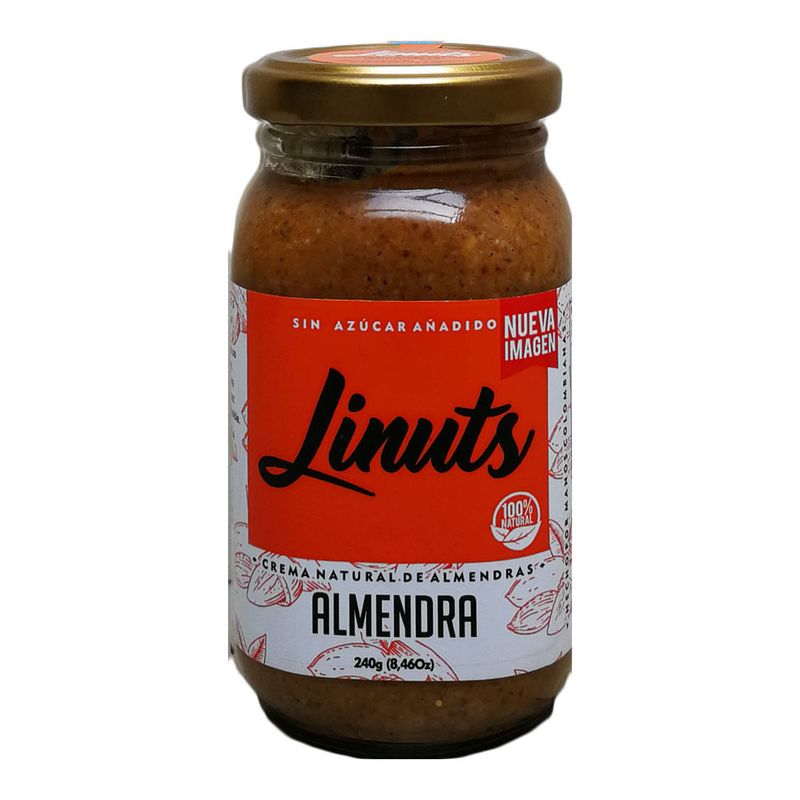 Crema-Linuts-almendras-natural-sin-azucar-x240g