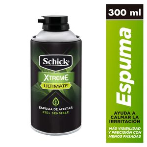 Espuma schick afeitar xtreme ultimate x300ml