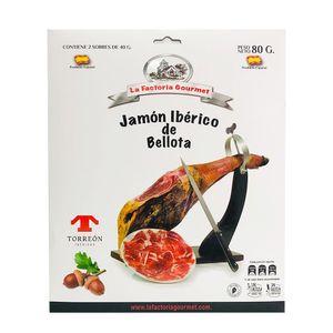 Jamón La Factoria Gourmet Ibérico bellota x80g
