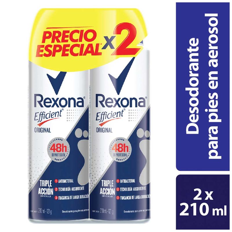 Desodorante Pies Rexona Original Aerosol