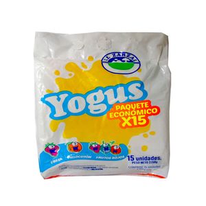 Bebida lactea yogus surtido paquete economico x15und x150g c/u