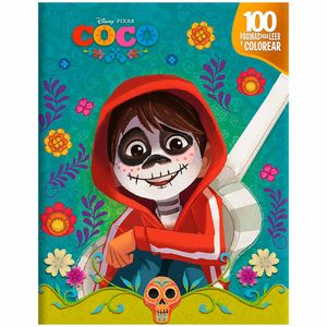 Libro Coco 100 Paginas Para Leer Y Colorear 3J Media Disney