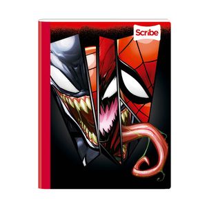 Cuaderno cosido Spiderman 50 hojas cuadriculado Scribe