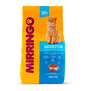 Alimento Mirringo para gato adultos x1kg