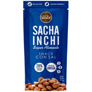 Snack Sacha Inchi World con sal x 30g