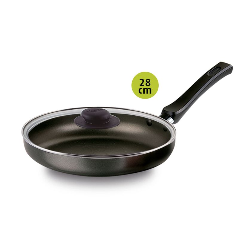 Sartén Aliada + Tapa de Vidrio 28cm Universal - Tiendas Metro