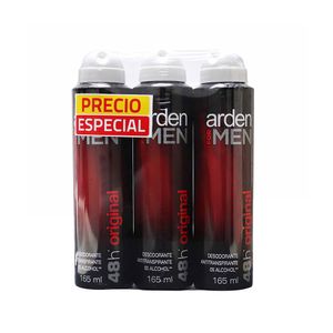 Desodorante Arden For Men aerosol original x3u x165ml c-u pe
