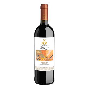 Vino Borgo San Leo primitivo salento botella x750ml