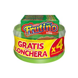 Gelatina Frutiño surtido x4und x35g c-u gratis recipiente lonchera