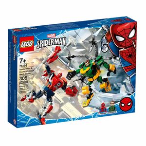 Lego Spider-Man vs Doctor Octopus batalla de mecas