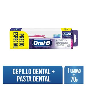 Crema dental Oral-B 3Dwhite brilliant fresh x53ml + cepillo dental x1und