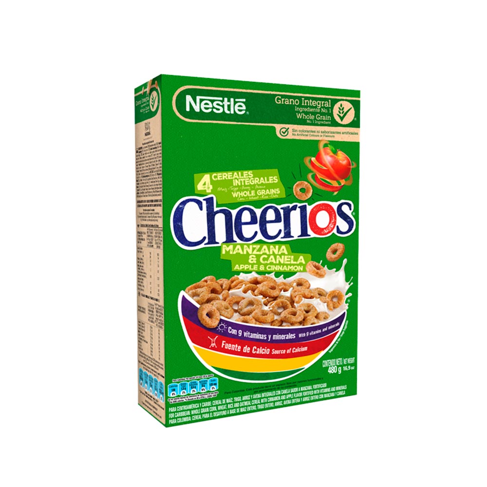 Cereal Cheerios manzana canela caja x480g Tiendas Metro