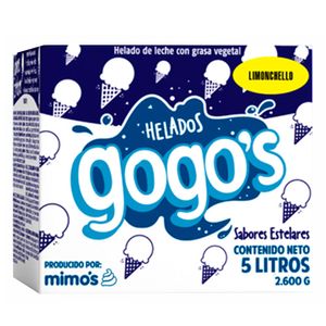 Helado Gogos sabor Limonchello x5l