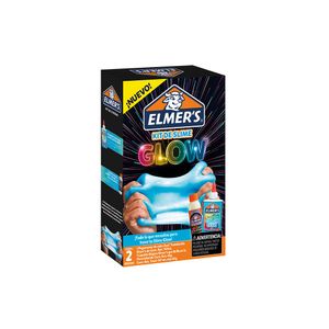 Mini slime Elmers kit glow caja x2 piezas