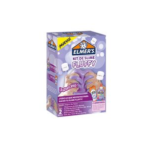 Mini slime Elmers kit fluffy caja x2 piezas