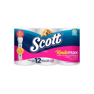 Papel higiénico Scott rindemax  x12rollos x34m c-u