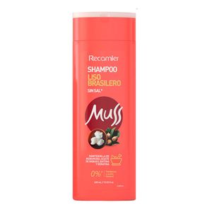 Shampoo Muss liso brasilero sin sal x400ml