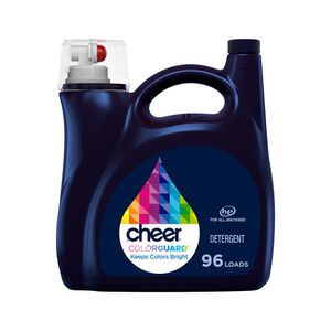Detergente Cheer liquido colorguard 96 lavadas x4L
