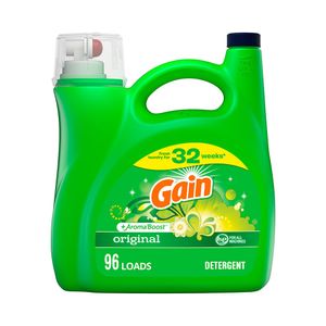 Detergente Gain liquido original 96 lavadas x4L