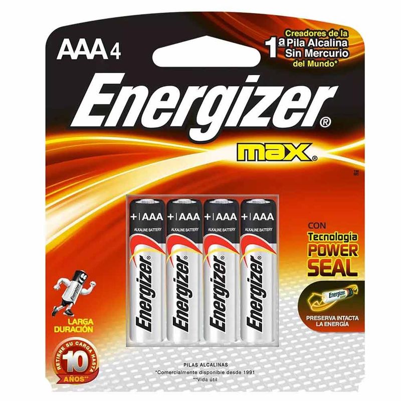 Pila Alcalina AAA Energizer Max x2 und - Tiendas Jumbo