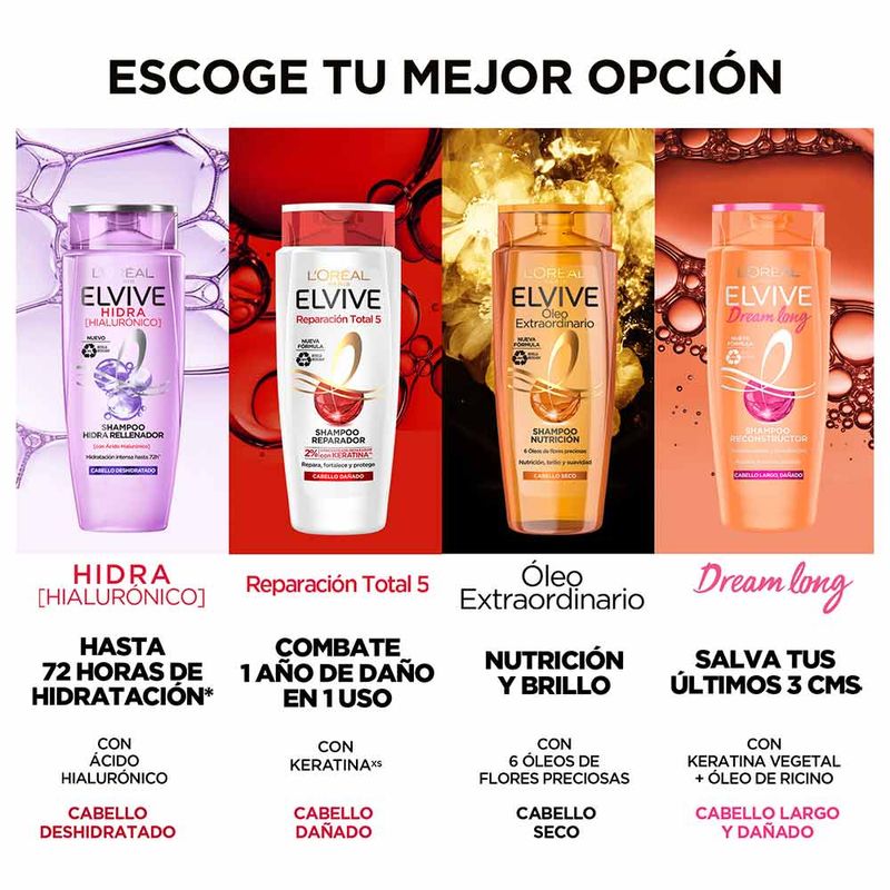 Elvive Dream Champú Largo 285 Ml