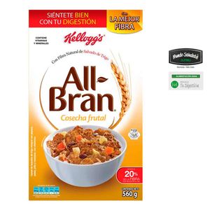 Cereal All Bran Cosecha Frutal x 560 G.