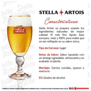 Cerveza Stella Artois lata x6 Unidades x250ml c-u