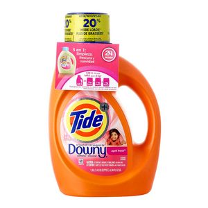 Detergente Líquido Tide con un toque de Downy April Fresh x 1.36 L