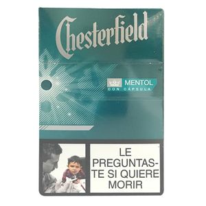 Cigarrillo Chesterfield Mentol Cajetilla x20und