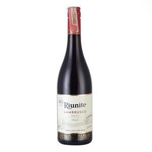 Vino riunite lambrusco rosso x 750ml