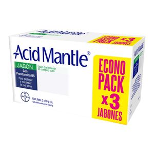 Jabon barra Acid Mantle provitamina B5 x 3 und x 90 g c-u precio especial