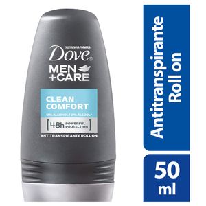 Desodorante roll on Dove clean comfort x 50 ml