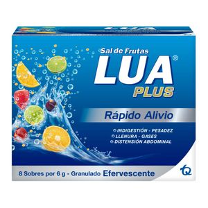 Sal de frutas Lua Plus granulado x 8 und x 6g c-u