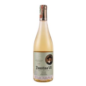 Vino Faustino vii blanco viura rioja botella x 750 ml
