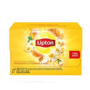 Infusion Lipton herbal manzanilla miel x 20 unidades x 24 g peso neto