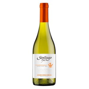 Vino blanco chardonnay Santiago 1541 botella x750ml