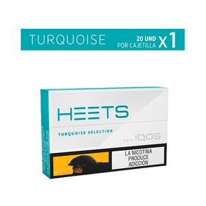 Tabaco Heets sin combustion label turquesa x20und