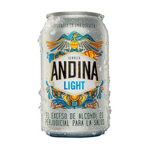 Cerveza andina light lata x330ml
