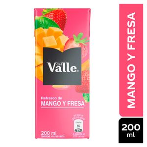 Refresco del valle frutal mango fresa x200ml