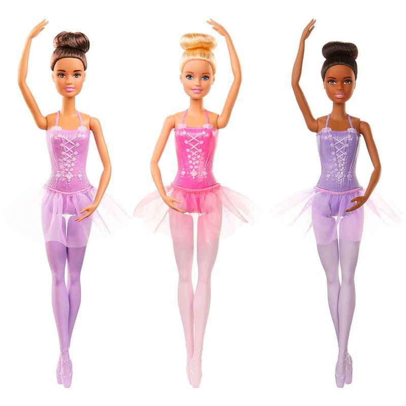 Muñeca Bailarina Barbie Dreamtopia con luces Muñeca morena articulada con  tutú morado e iluminación mágica - HLC26 BarbiePedia