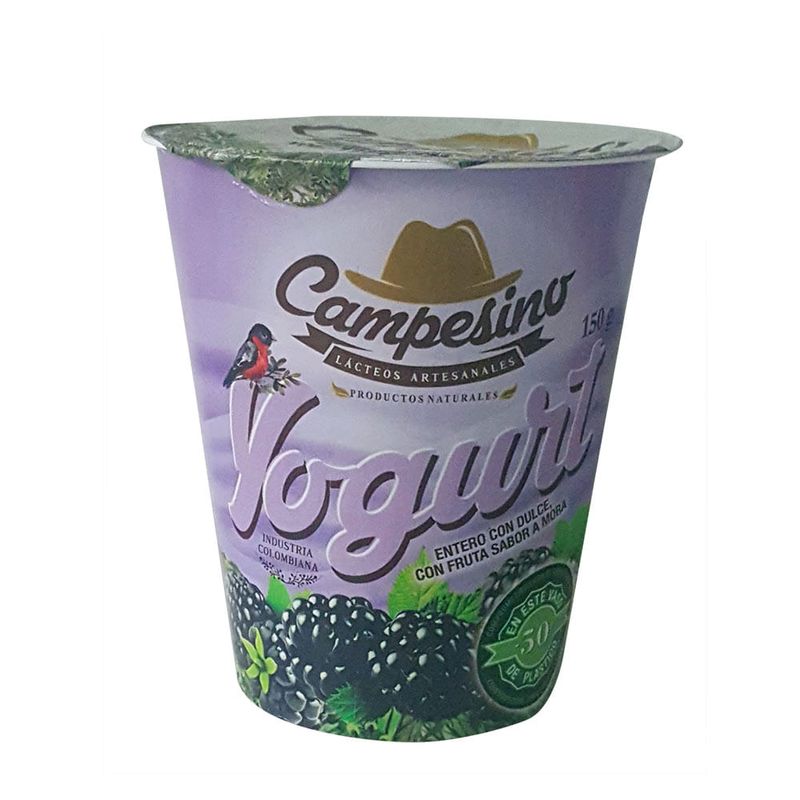 Yogurt-campesino-entero-mora-x150g